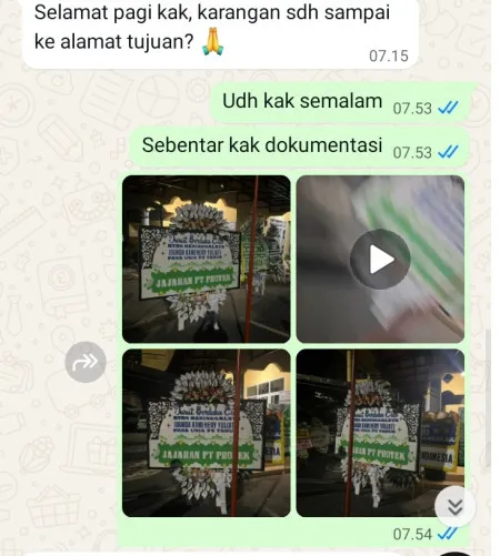 Pengiriman Papan Bunga Selamat Katerban Kutoarjo