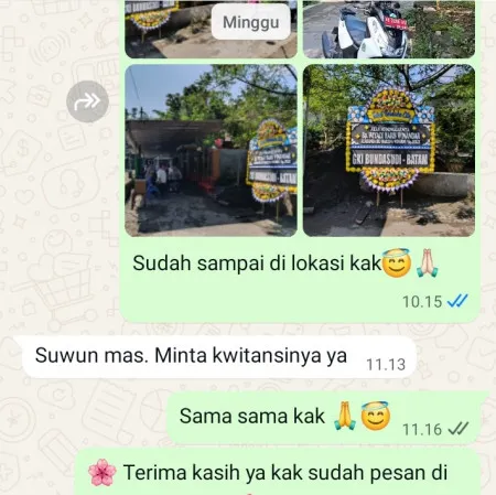 Pengiriman Papan Bunga Duka Katerban Kutoarjo