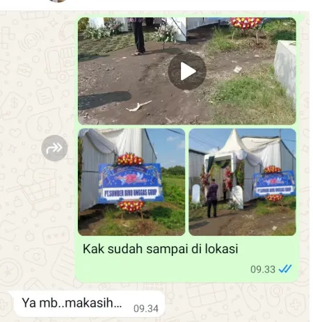 Pengiriman Karangan Bunga Katerban Kutoarjo