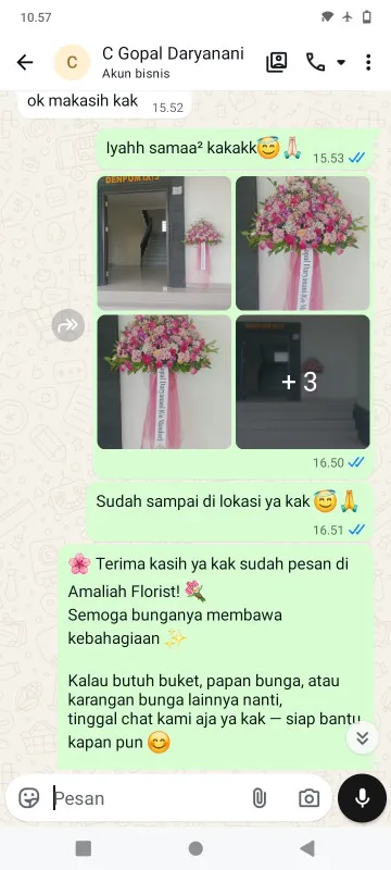 Pengiriman Karangan Bunga Katerban Kutoarjo