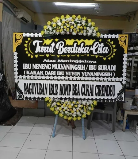 Papan Bunga Duka Katerban Kutoarjo